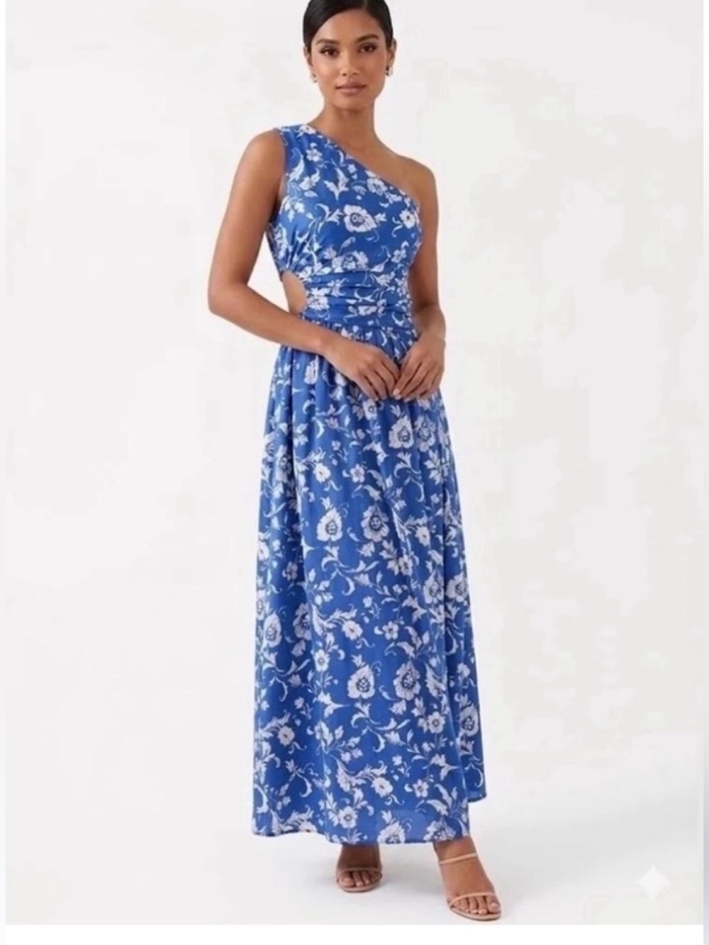 Floral cut out maxi dress SMALL TALL